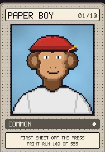 Paper Boy card